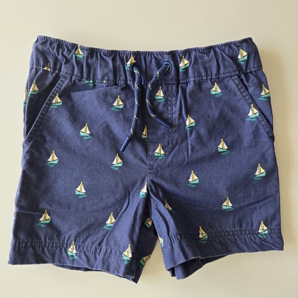 Tommy Bahama Boys Navy Blue Sailboat Shorts - Size 4T